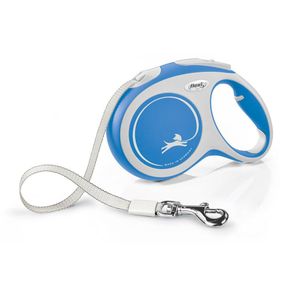 Рулетка Flexi New Comfort L, лента 5 м, синий