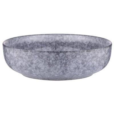 Тарілка Ardesto Loreto, 1150мл, 20см, порцеляна, сірий (AR1020LG) | Зображення 1