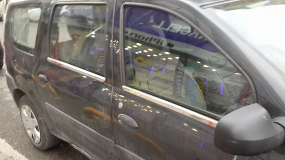 Зовнішня окантовка стекол (4 шт, нерж.) OmsaLine - Італійська нержавійка для Dacia Logan MCV 2004-2014 рр | Зображення 2