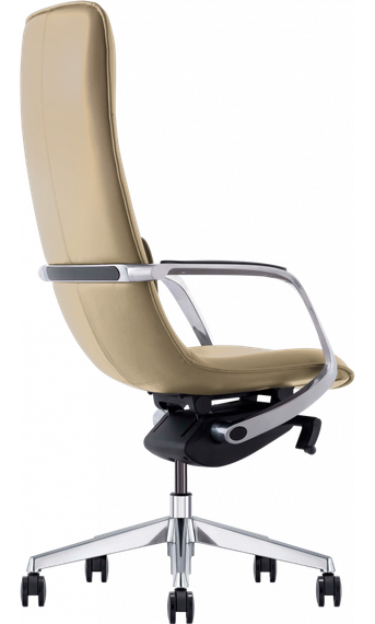 Кресло офисное GT Racer  X-003A LEATHER BEIGE | Зображення 4