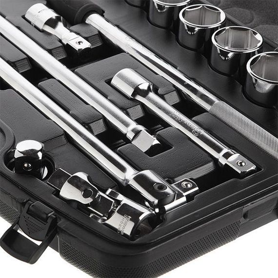 Професійний набір інструментів 3/4", 20 од., Cr-V INTERTOOL ET-6023 | Зображення 2