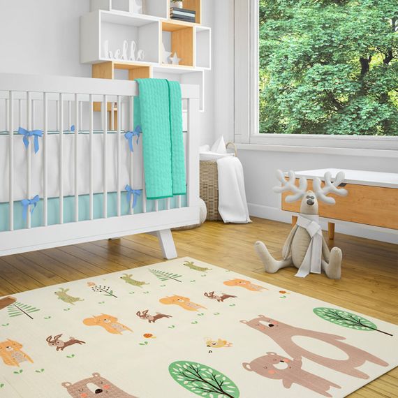 Дитячий складаний розвиваючий термокилимок 200х150х0.6см "Дорога | Ліс" (235) SW-00000155 | Зображення 8