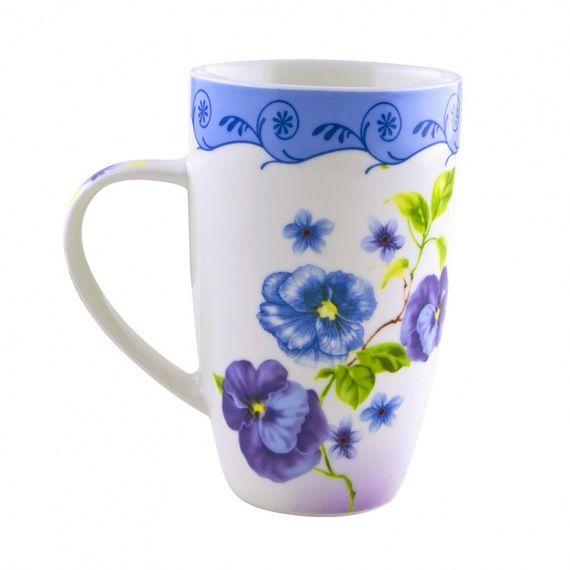 Кружка з квітами №4 NP44CUP4