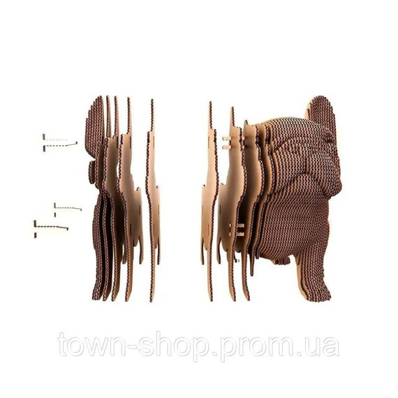 Картонный конструктор 3D Puzzle "PUPPIES TRIO" CARTPUPPIES 227 деталей | Зображення 2
