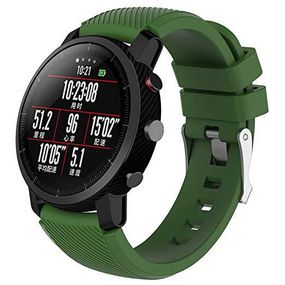Силиконовый ремешок Primo для часов Xiaomi Huami Amazfit SportWatch 2 / Amazfit Stratos - Army Green