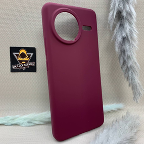 Чохол м'який для Poco F7 Pro Протиударний | Soft Touch | Бордовий