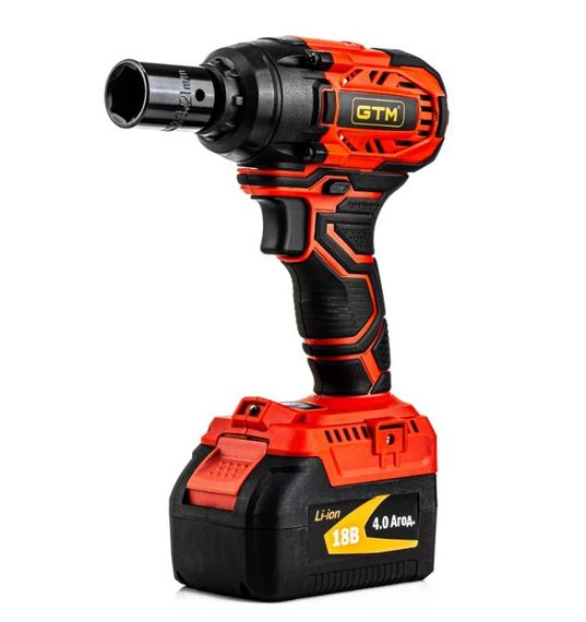 Ударний акумуляторний гайкокрут GTM IWC18/320BL безщітковий