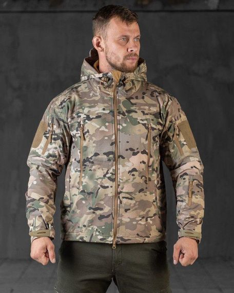 Весняна тактична куртка Soft Shell Silver Knight Windstoper мультикам ОР1234