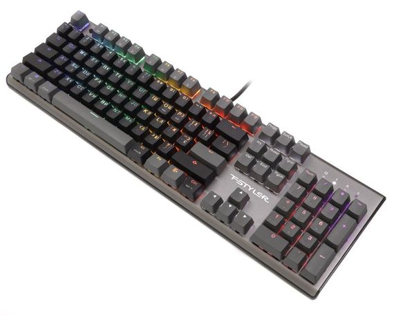Клавіатура ігрова механічна A4-Tech FS100 (Stone Black), USB, чорна | Зображення 2