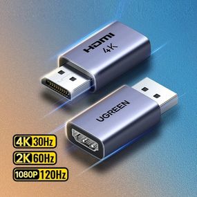 Переходник DisplayPort (DP) - HDMI 4K подключение к ТВ вывод изображения с MAC ноутбука