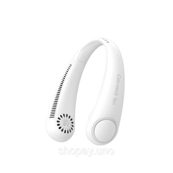 Портативний вентилятор на шию Bladeless Neck Cooler · Охолоджувач повітря з 3 режимами обдуву обличчя та шиї | Зображення 2
