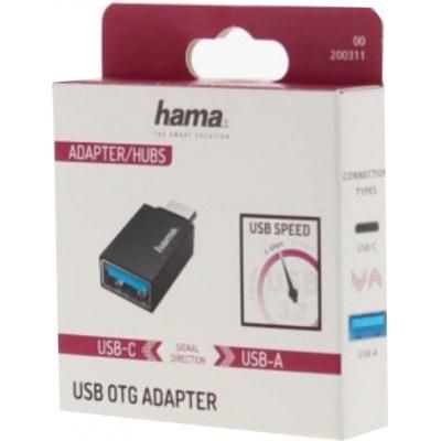 Дата кабель OTG USB 3.2 AF to Type-C Hama (00200311) (00200311) | Зображення 1