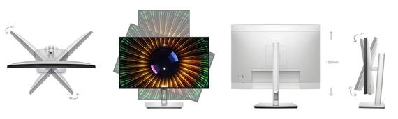 Монітор Dell  23.8' U2424H HDMI, DP, USB, Audio, IPS, 120Hz, sRGB 100%, Pivot (210-BKTZ) | Зображення 5