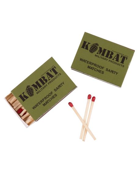 Сірники водозахисні KOMBAT UK Waterproof matches (pack of 4) | Зображення 1