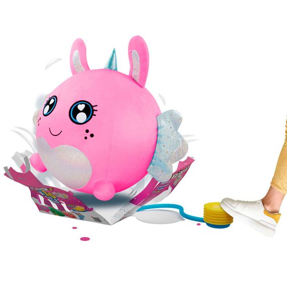 Игровой набор Розовый Кролик Biggies BIG001-RA надувная игрушка, насос 45 см | Зображення 4