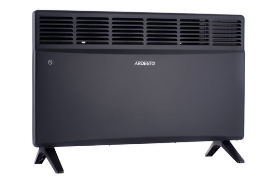 Конвектор електричний ARDESTO  CH-2000MCA, 2000 Вт, 20 м2, закритий нагрів. елемент, IP24, мех. керування, антрацит матовий (CH-2000MCA) | Зображення 2