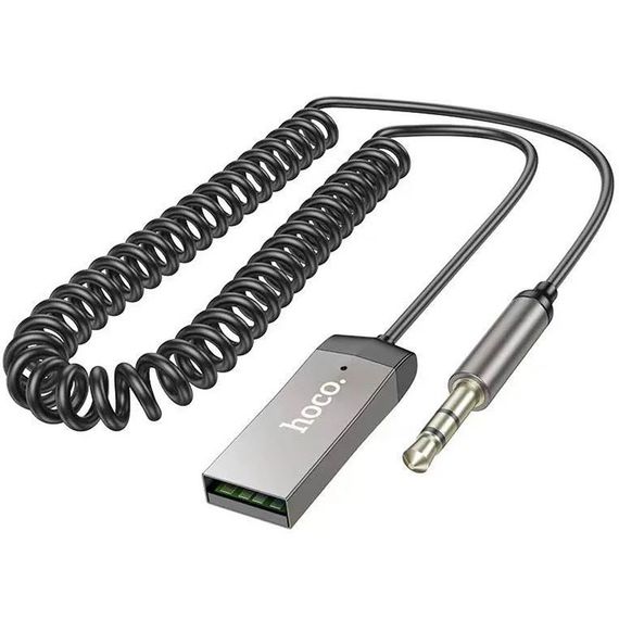 Аудио ресивер Hoco E78 Benefit Metal gray