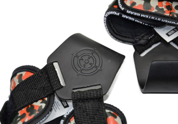 Гаки для тяги на зап'ястя Павер сістем PS-3370 Hooks Camo Black/Red L | Зображення 6