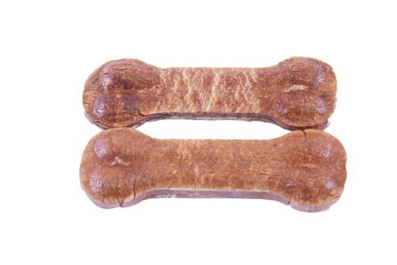Лакомство для собак LOVE DOG Кость прессованная МЫСЛИВСКАЯ, коллагеновая, витаминизированная 10 см, 5 шт