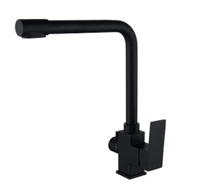 Змішувач для кухні WEZER з підлкюченням до фільтру PRO4C-02-BLACK