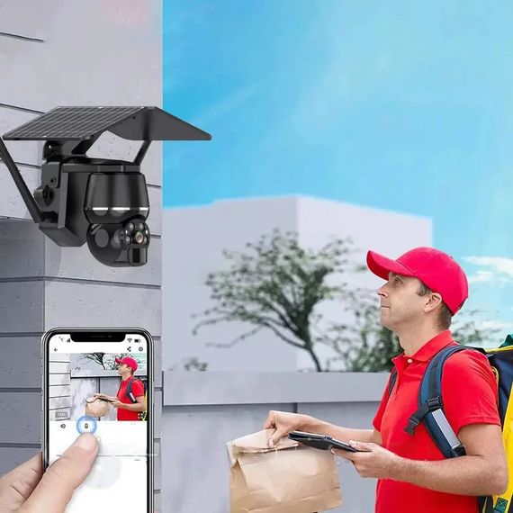 Вулична WiFi камера відеоспостереження з 1080P, нічним баченням та двостороннім аудіозв'язком XPRO Q7 (234572830_3528) | Зображення 5