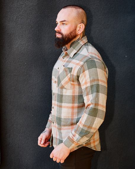 Теплая рубашка Рио бежевый S L | Зображення 1