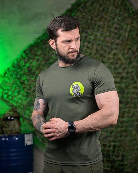 Тактична волога відводна футболка Soldier oliva ПП7618 | Зображення 2