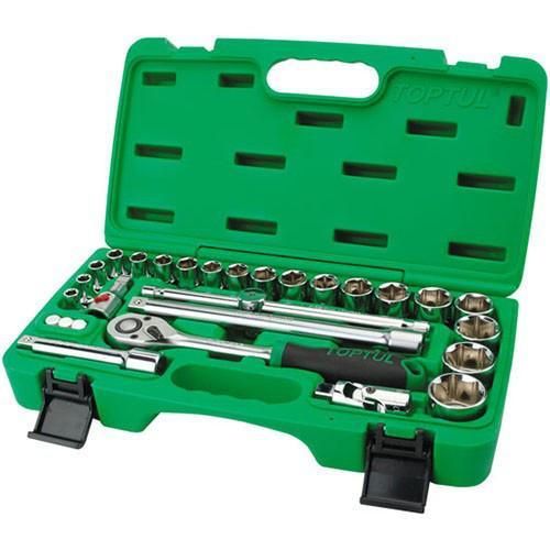 Набор головок TOPTUL 1/2" 28 ед. GCAI2801