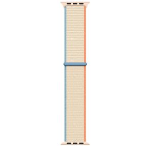 Ремінець Nylon для Apple Watch 38/40/41/42mm(ser.10) Бежевий / Cream