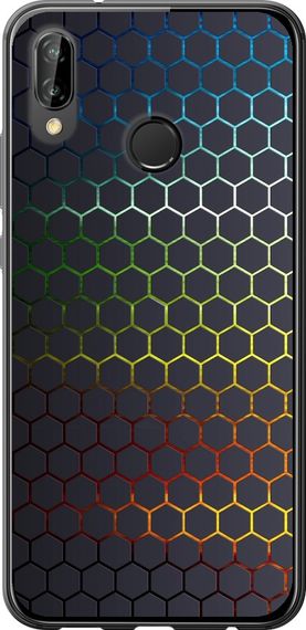 Чехол на Huawei P20 Lite Переливающиеся соты "498u-1410-17620"
