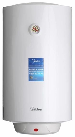 Бойлер MIDEA D80-15F1 (W) 80л мокрий тен | Зображення 1