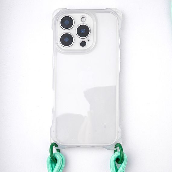 Чехол TPU CrossBody with straps для Apple iPhone 12 Pro (6.1") Transparent | Зображення 6