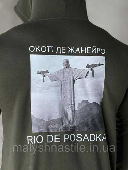 Худи maklin  посадка олива ВТ5066 | Зображення 3
