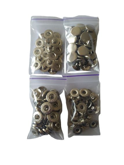 Застібка Альфа 15 мм Нікель 30 шт (213656) | Зображення 1