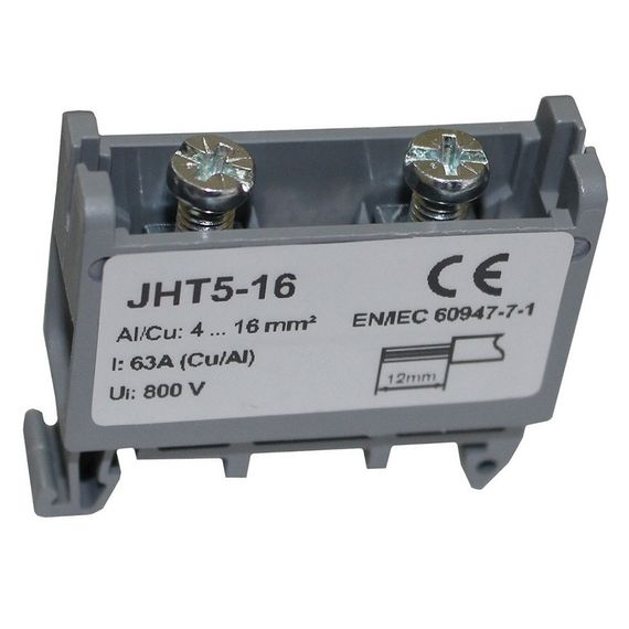 Клема силова СКНГ-JHT5-16 4-16мм2 63А сірий Ny95506542 | Зображення 1