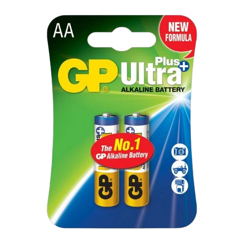 Батарейка лужна AAA/LR03 (пл-2шт) GP Ultra Plus | Зображення 1