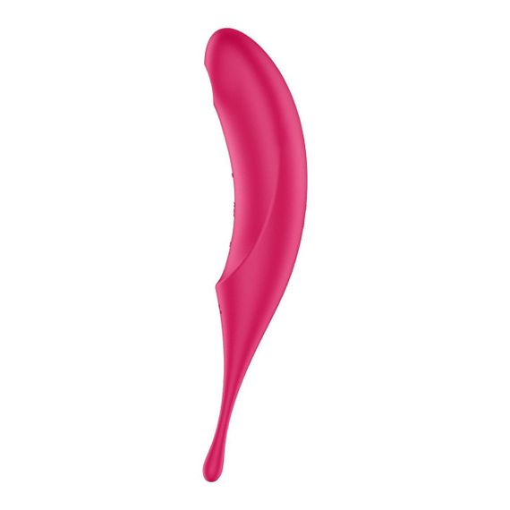 Вібратор для клітора з вакуумною стимуляцією Satisfyer Twirling Pro, Червоний | Зображення 1