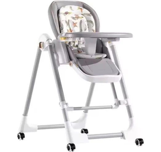 Стільчик-шезлонг для годування BabyChair Z901 з регульованою спинкою та столиком