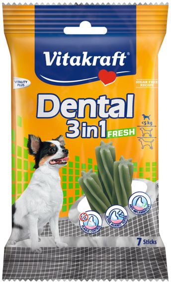 Ласощі для собак з м'ятою Vitakraft Dental Small, 70 гр