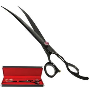 Вигнуті ножиці для стрижки собак Davis Majutsu Titanium Curved, 25.4 см