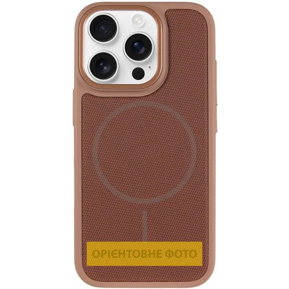 Чохол PC Textile Hybrid with Magnetic Fit для Apple iPhone 16 Pro (6.3") Desert Gold | Зображення 1