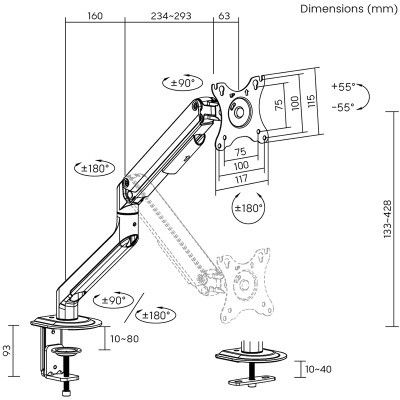 Кронштейн HiSmart HS082444 | Зображення 1