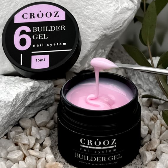 Гель для нарощення нігтів Crooz Builder gel 06 (ліловий) 15мл | Зображення 1