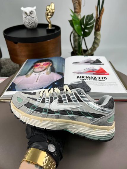 Кросівки  P-6000 W Grey Black Green , текстиль , В'єтнам 40 25.5 см | Зображення 5