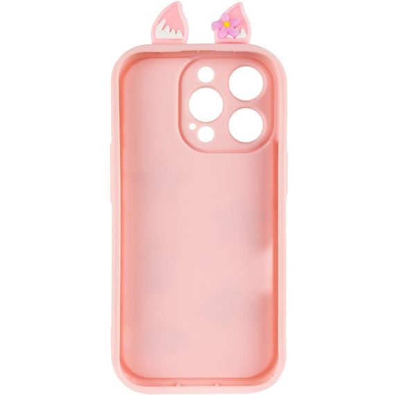 Чехол TPU Toys Case with Ears для Apple iPhone 12 Pro (6.1") Light Pink | Зображення 2