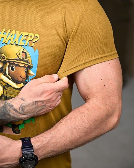 Тактична потоотвідна футболка Де я coyot ПП7851 | Зображення 4