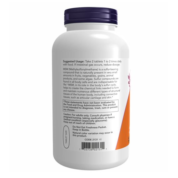 M.S.M 1500mg - 200 tabs | Зображення 2