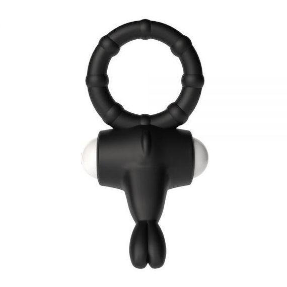 Ерекційне віброкольцо Power Clit Cockring, Black Sex Aura | Зображення 1