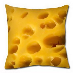 Подушка габардинова з принтом Cир 40x40 (4P_DP004)