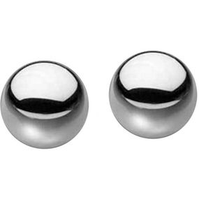Вагінальні кульки із сталі Sex & Mischief Steel Balls срібні, 2.5 см sexstyle